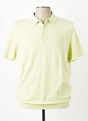 Pull col polo manches courtes vert FYNCH-HATTON homme