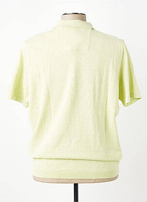 Pull col polo manches courtes vert FYNCH-HATTON homme