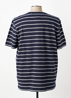 T-shirt coupe cintrée manches courtes bleu FYNCH-HATTON homme