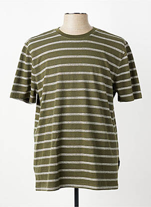 T-shirt coupe cintrée manches courtes vert FYNCH-HATTON homme