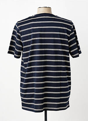 T-shirt coupe cintrée manches courtes bleu FYNCH-HATTON homme