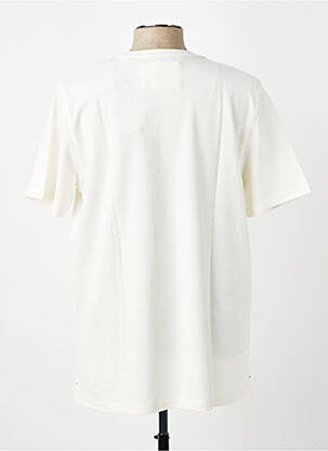 T-shirt broderie manches courtes beige FYNCH-HATTON homme