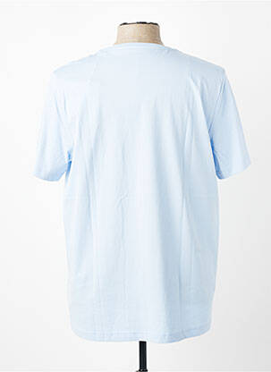 T-shirt broderie manches courtes bleu FYNCH-HATTON homme