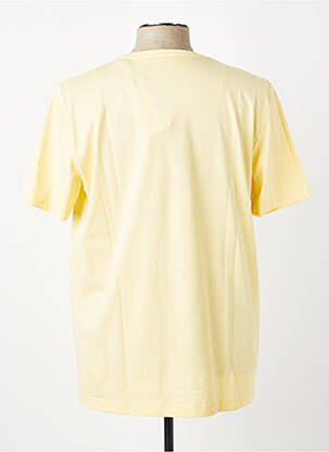 T-shirt broderie manches courtes jaune FYNCH-HATTON homme