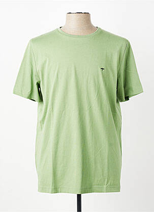 T-shirt broderie manches courtes vert FYNCH-HATTON homme