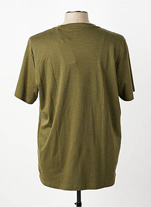 T-shirt broderie manches courtes vert FYNCH-HATTON homme