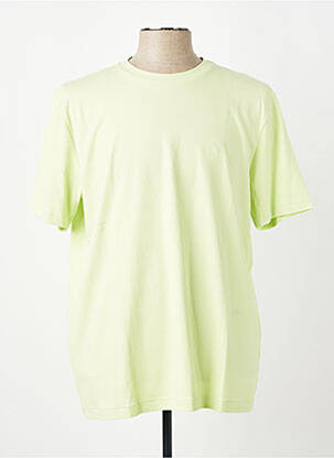 T-shirt broderie manches courtes vert clair FYNCH-HATTON homme