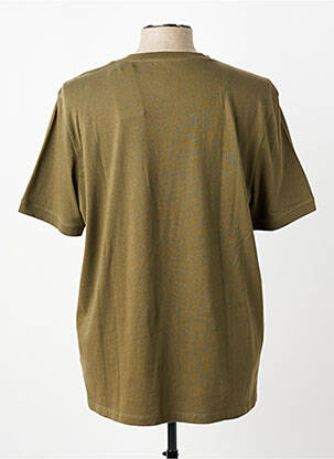 T-shirt broderie manches courtes vert FYNCH-HATTON homme