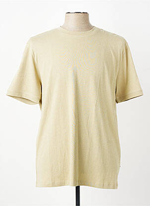 T-shirt broderie manches courtes vert clair FYNCH-HATTON homme