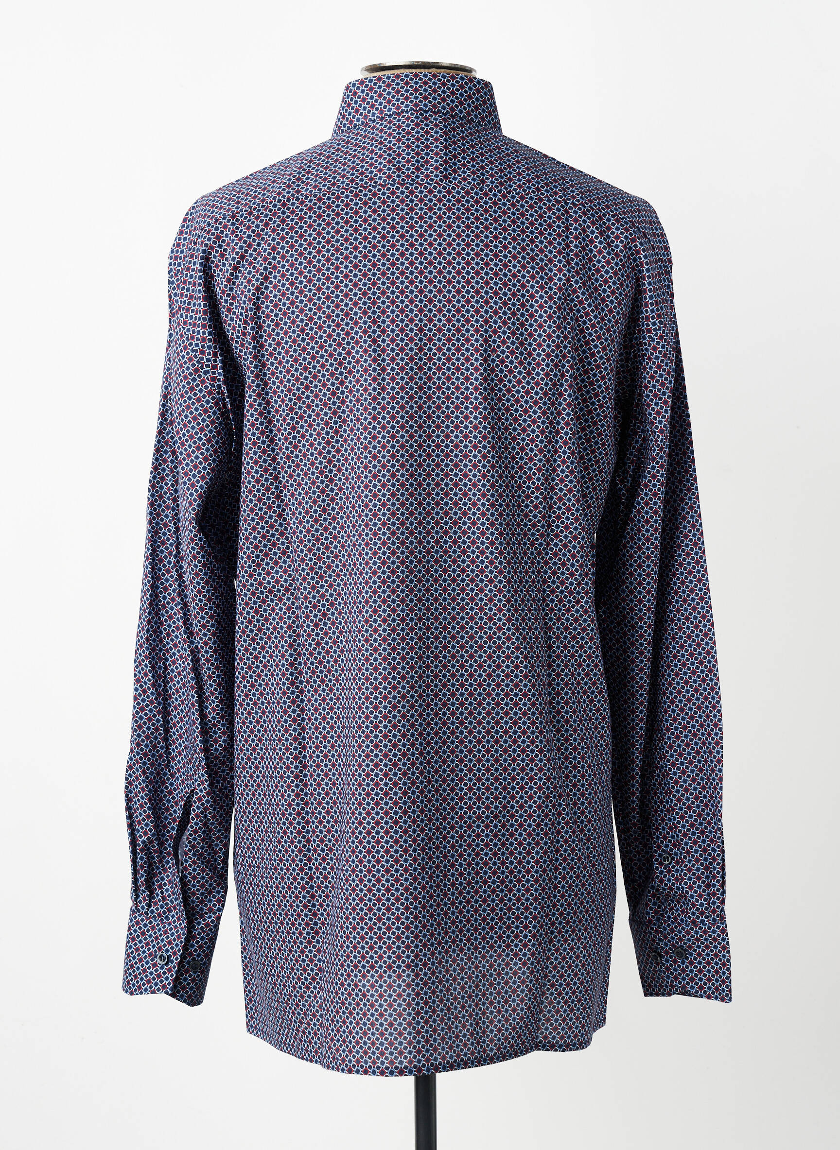 Chemise manches longues imprimé fantaisie bleu MARVELIS homme
