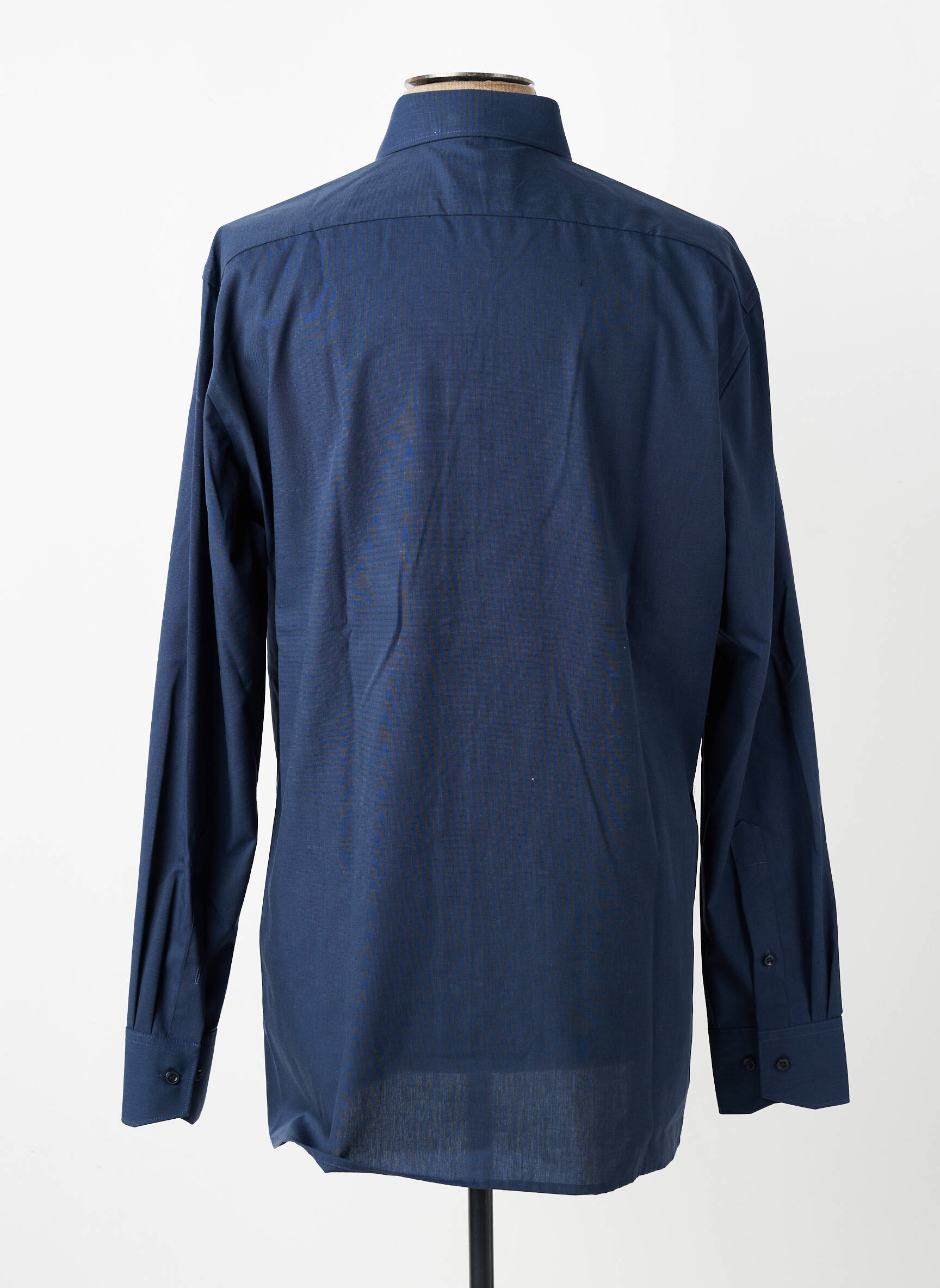 Chemise manches longues poches bleu MARVELIS homme