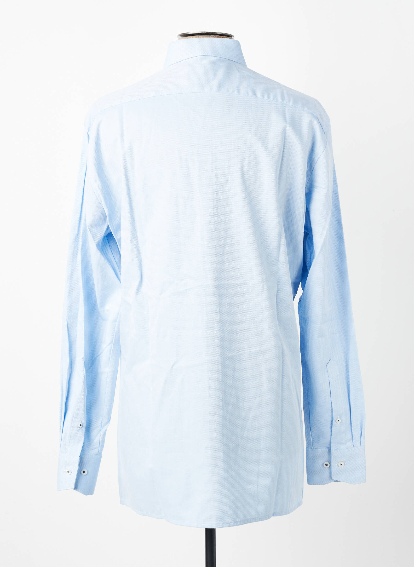 Chemise manches longues poches bleu MARVELIS homme