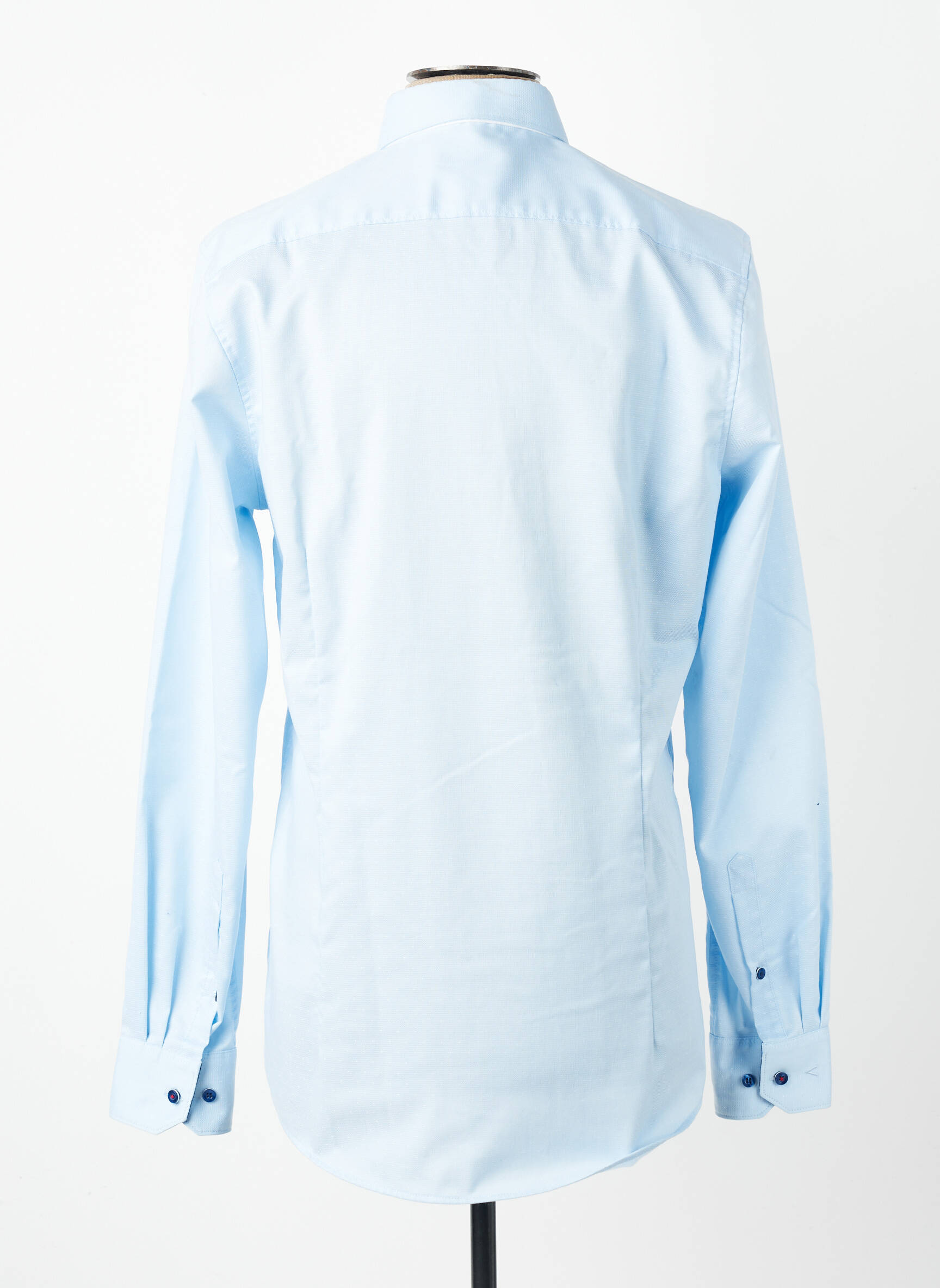 Chemise manches longues coupe cintrée bleu MARVELIS homme