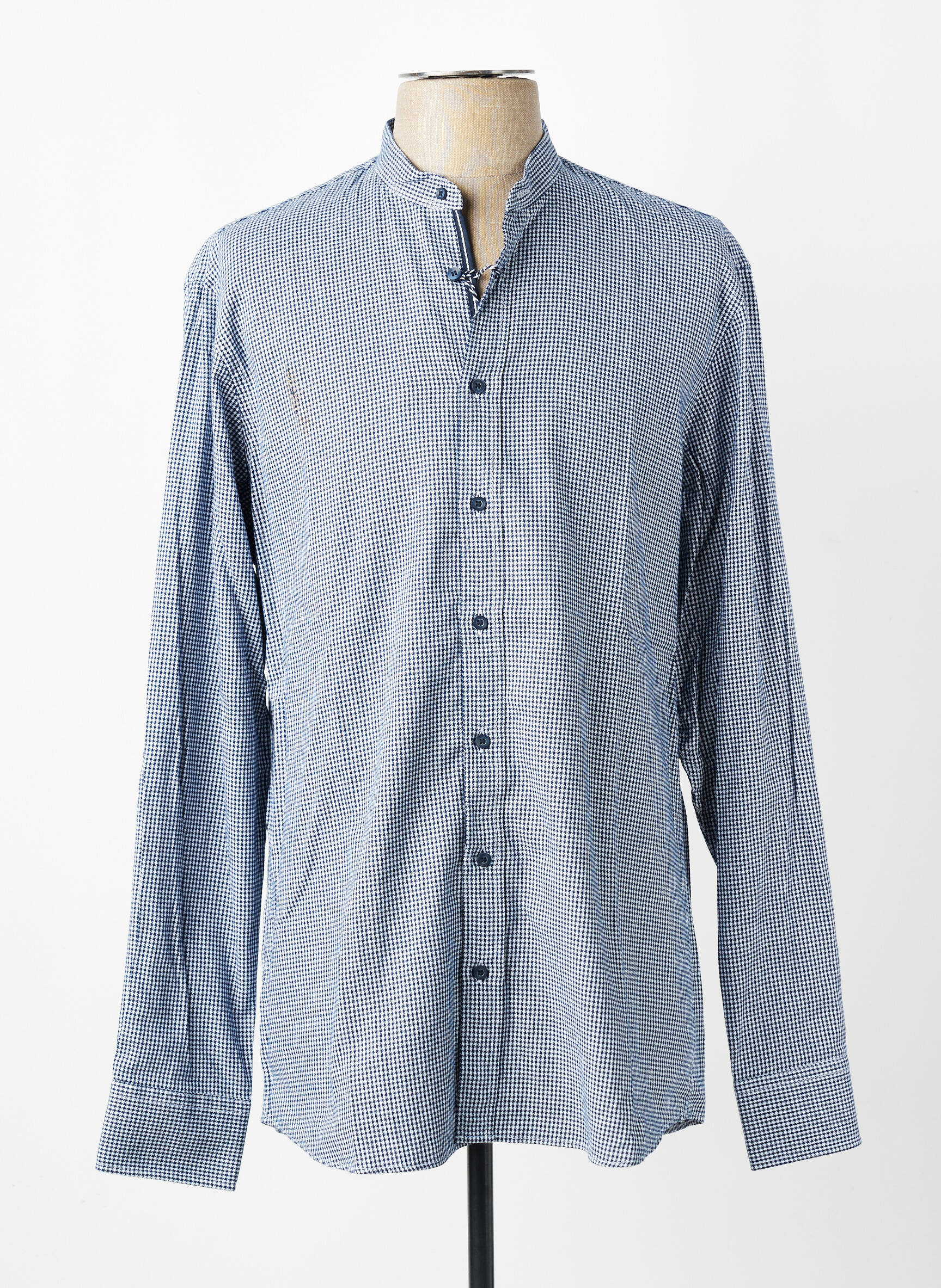 Chemise manches longues coupe cintrée bleu MARVELIS homme
