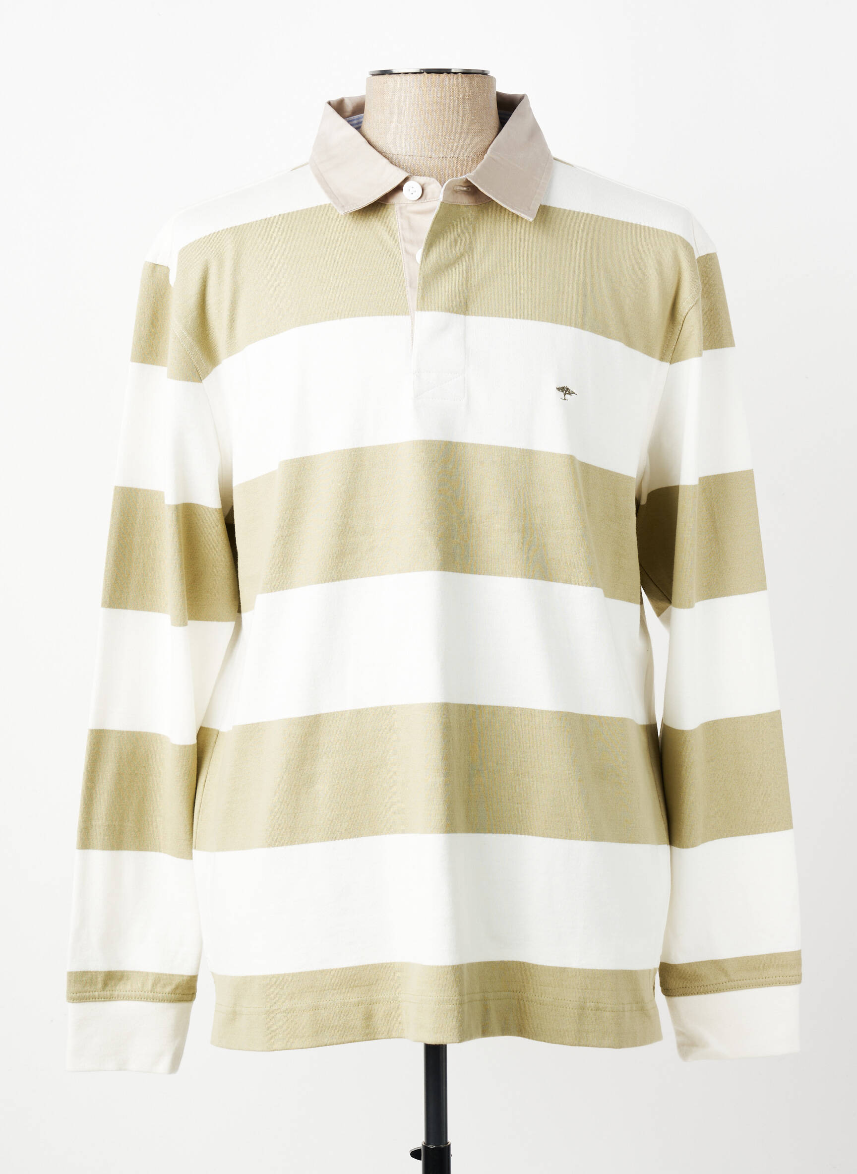 Polo manches longues manches longues beige FYNCH-HATTON homme