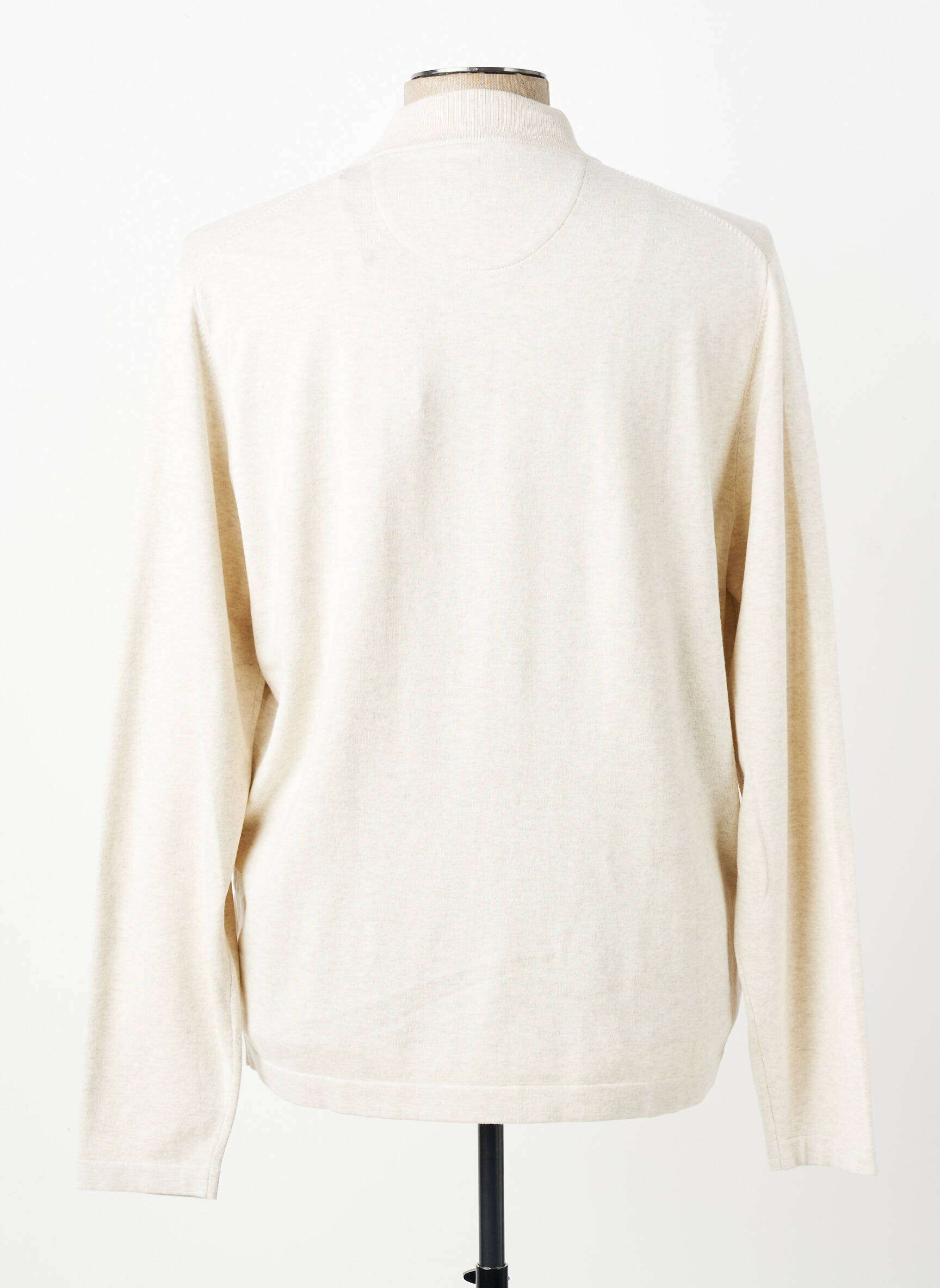 Pull stretch manches longues beige FYNCH-HATTON homme