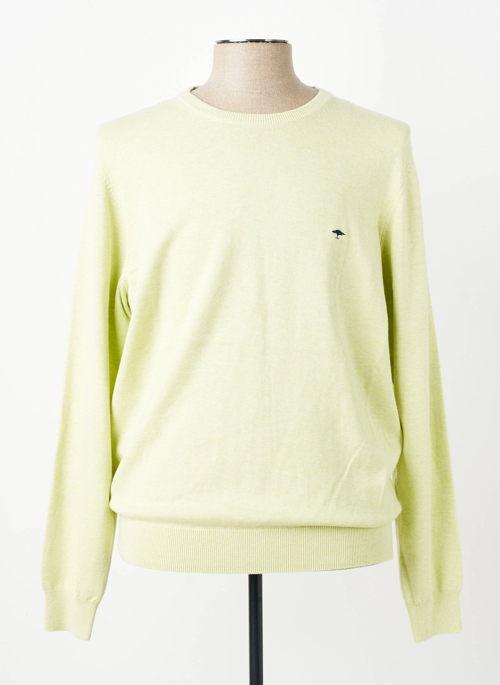 Pull stretch manches longues vert FYNCH-HATTON homme