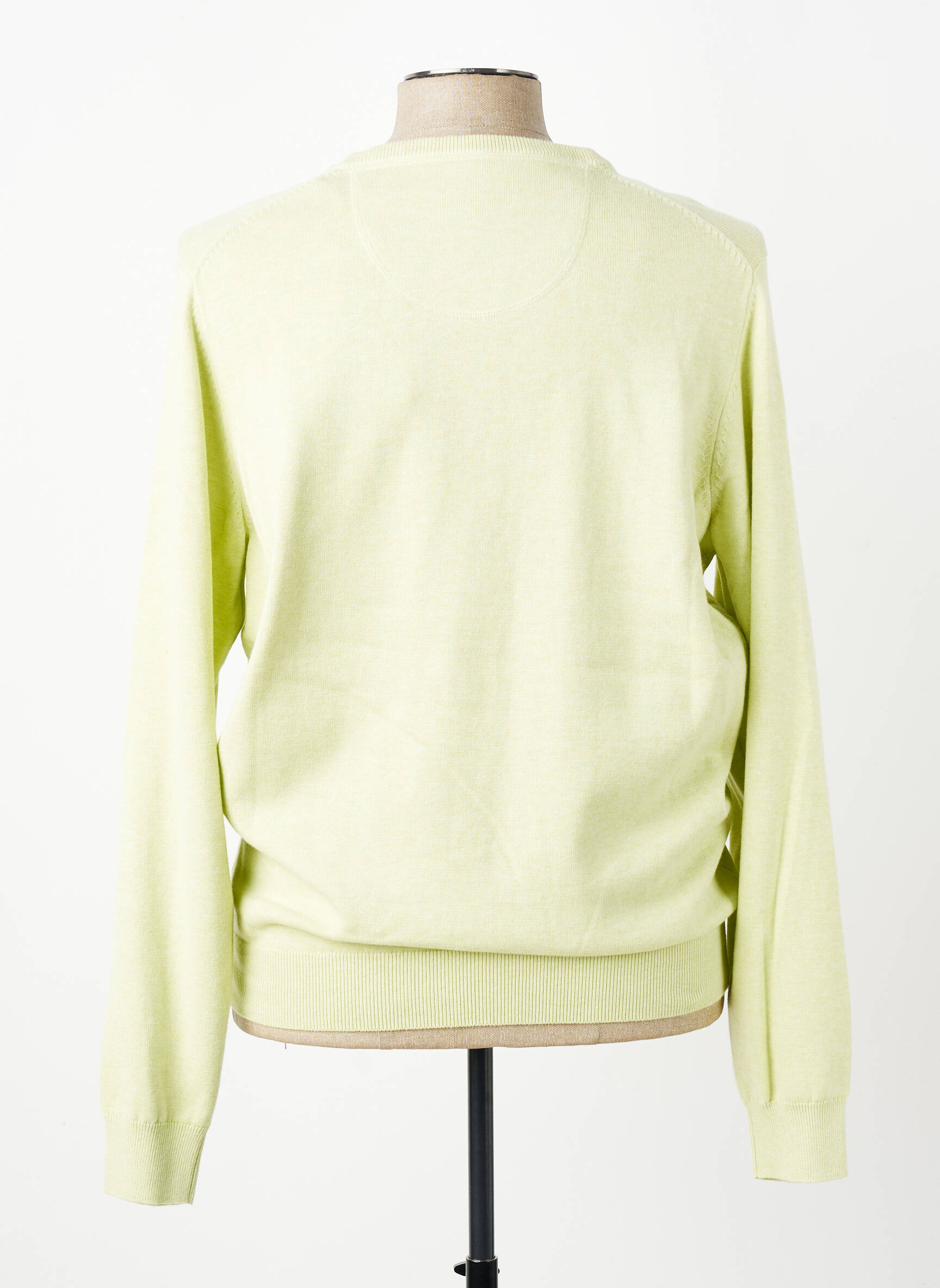 Pull stretch manches longues vert FYNCH-HATTON homme
