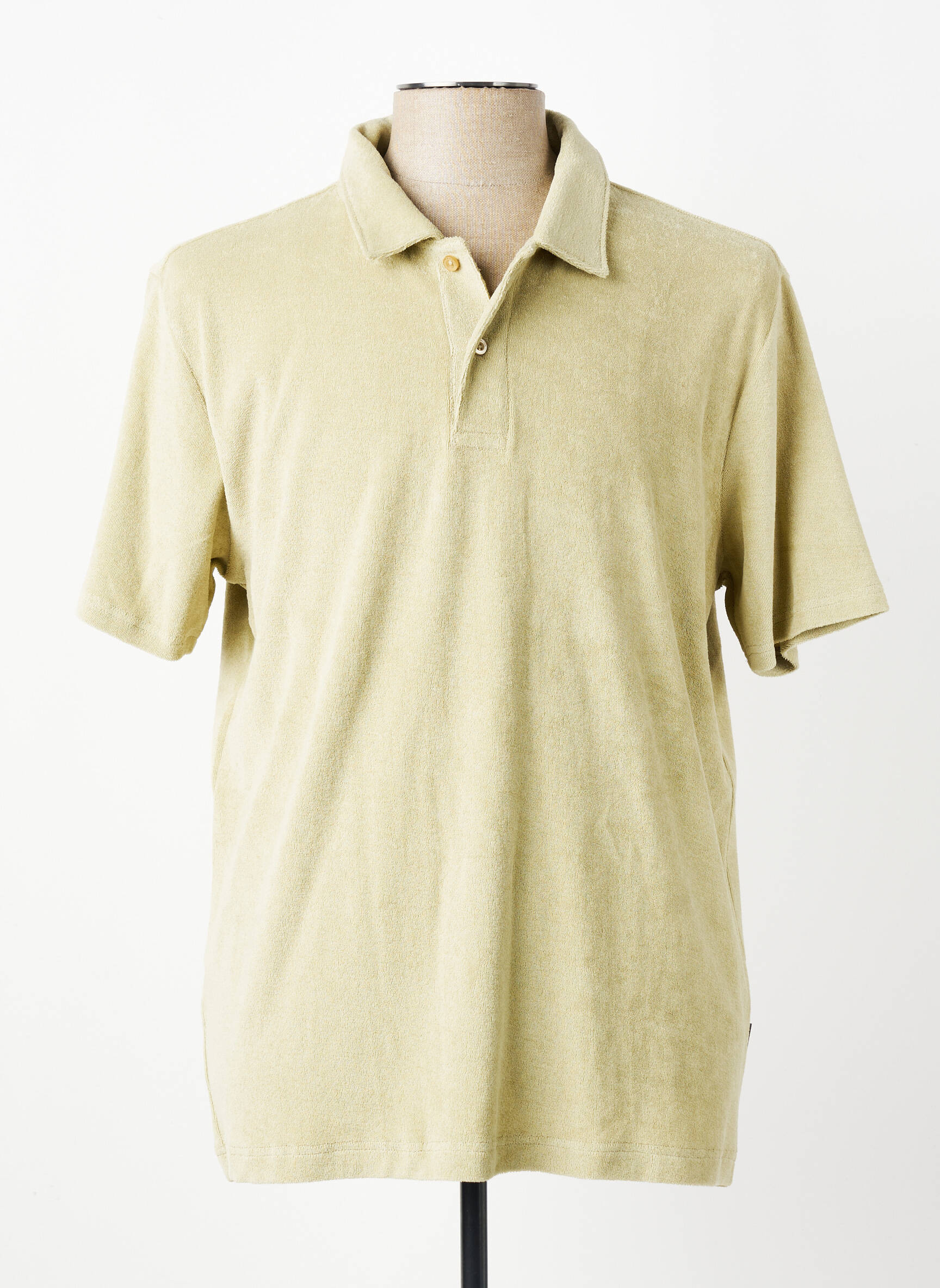 Polo tissage jersey manches courtes vert FYNCH-HATTON homme
