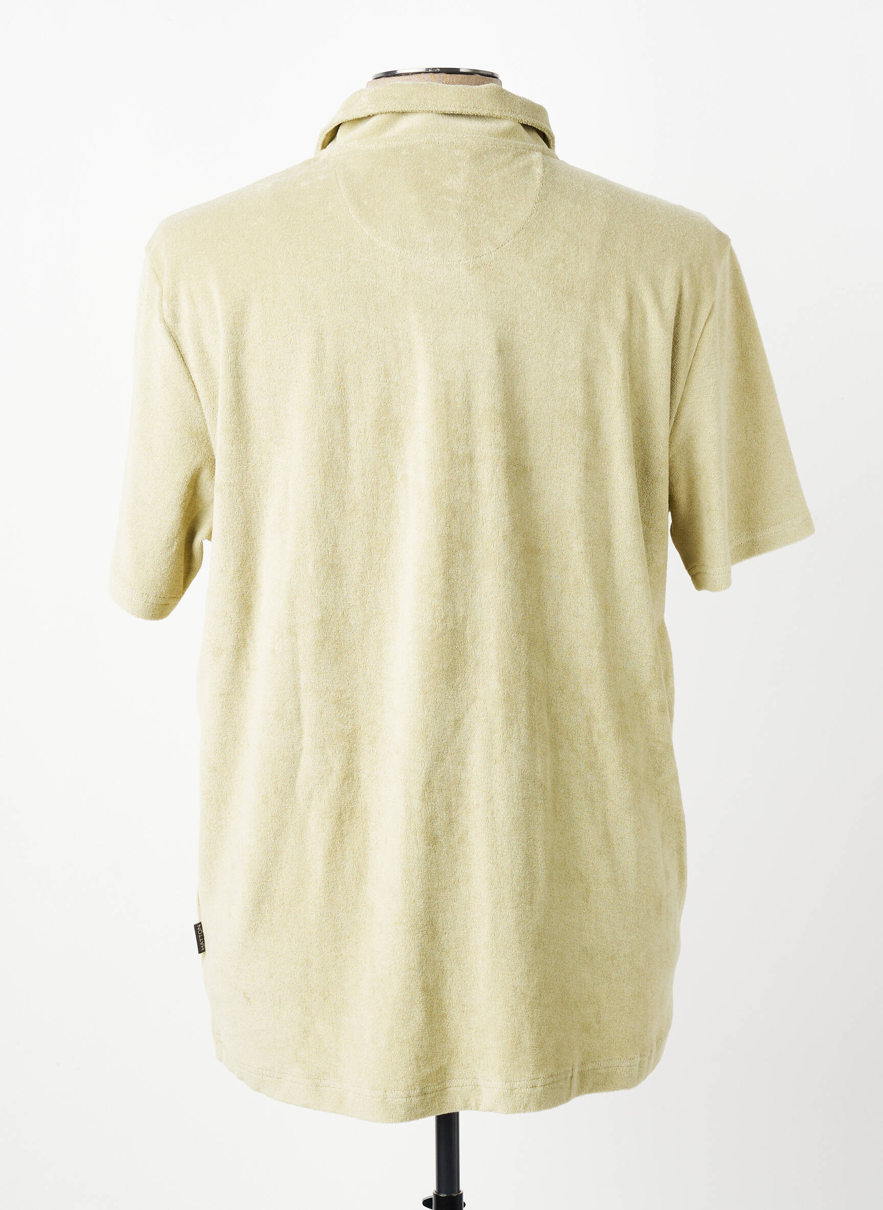 Polo tissage jersey manches courtes vert FYNCH-HATTON homme
