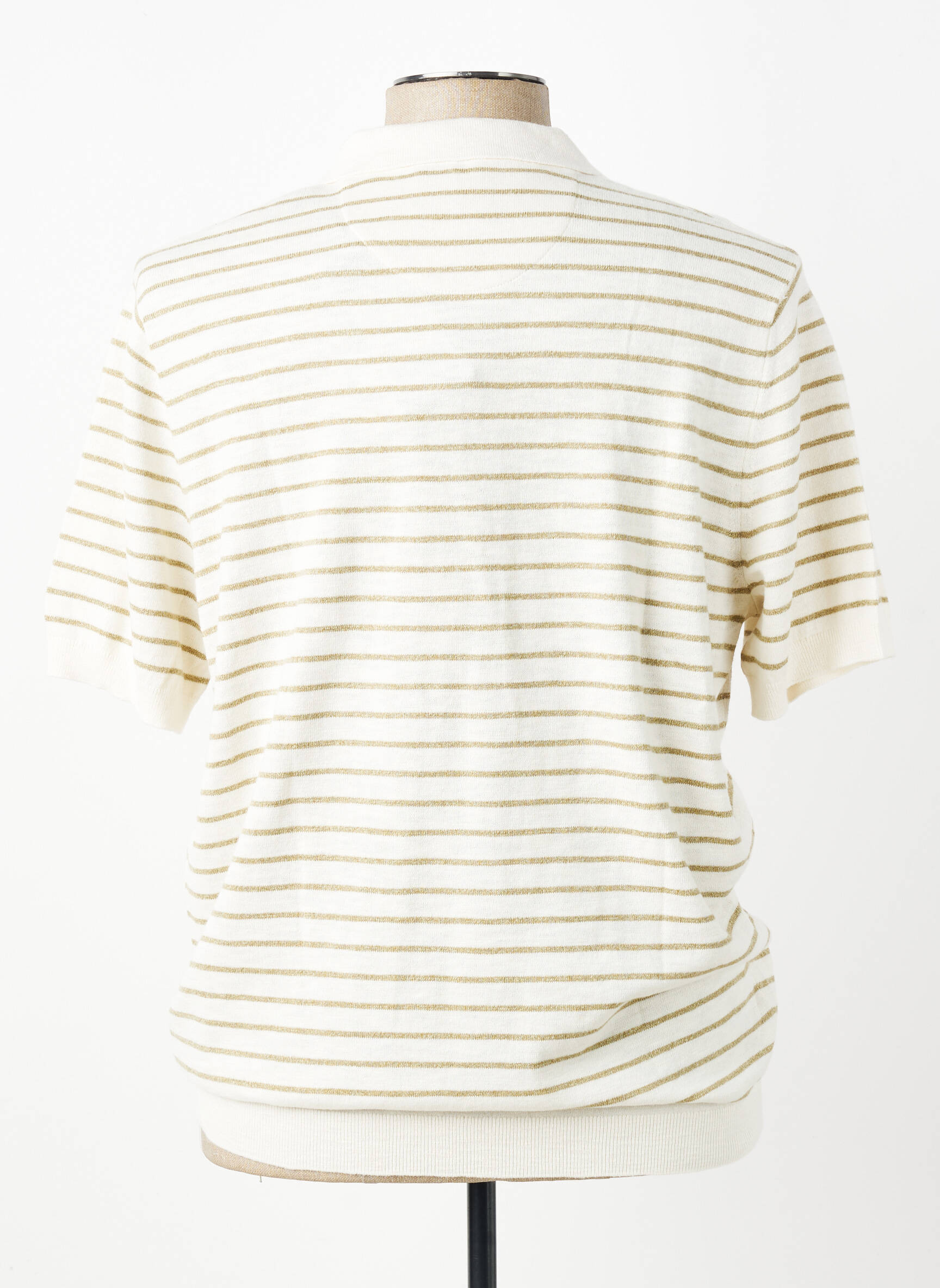 Pull col polo manches courtes beige FYNCH-HATTON homme