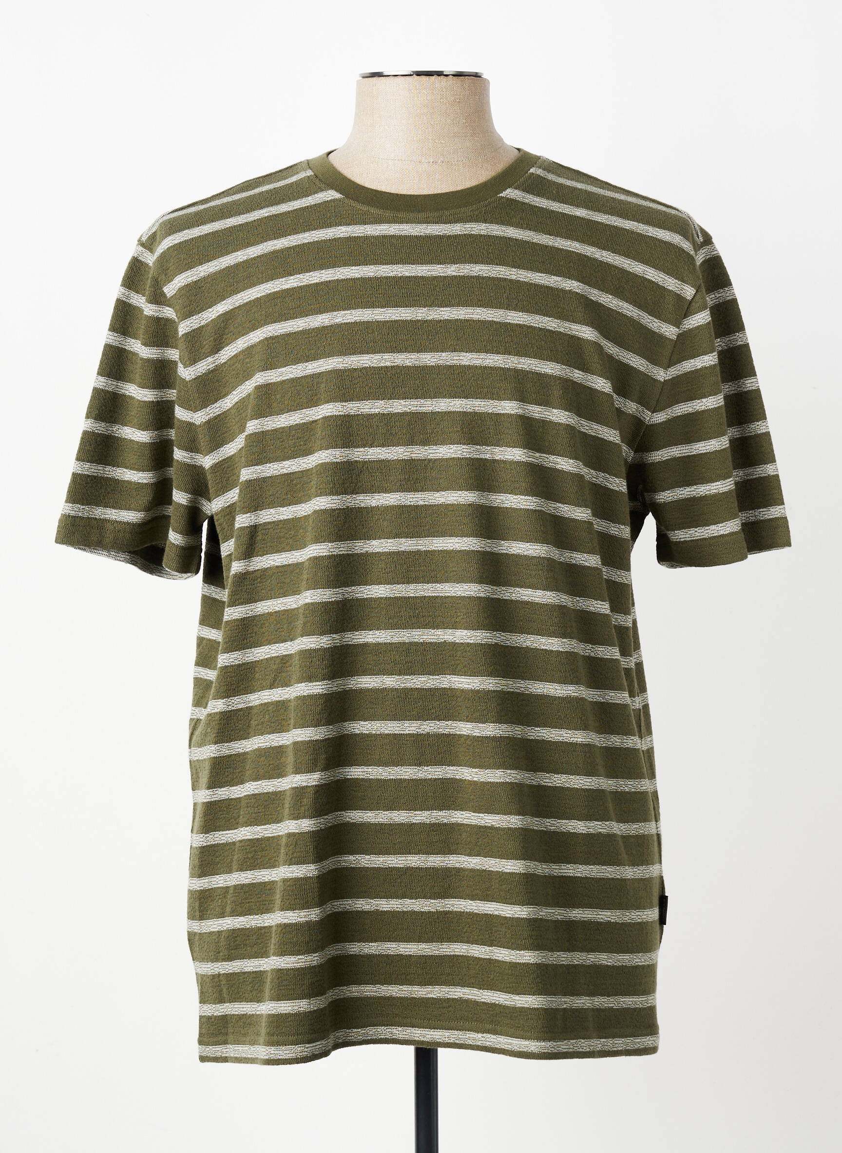 T-shirt coupe cintrée manches courtes vert FYNCH-HATTON homme