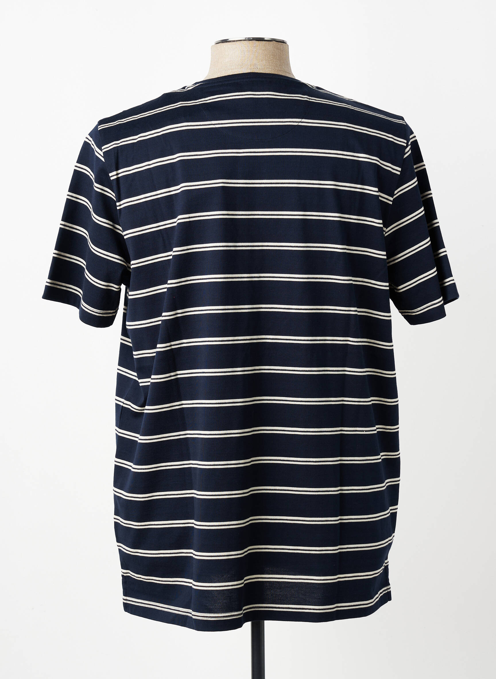 T-shirt coupe cintrée manches courtes bleu FYNCH-HATTON homme