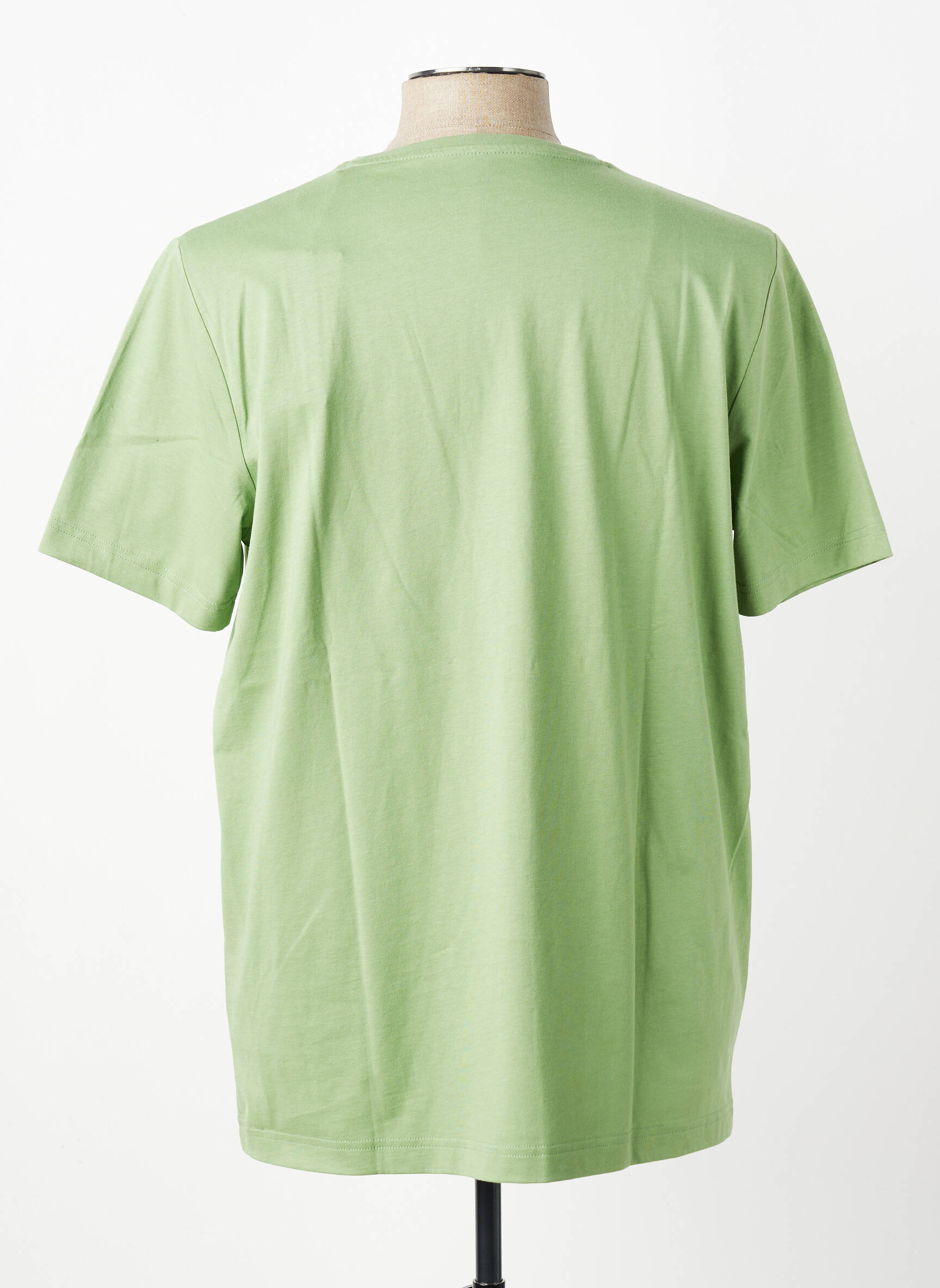 T-shirt broderie manches courtes vert FYNCH-HATTON homme