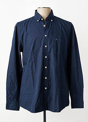 Chemise manches longues coupe cintrée bleu FYNCH-HATTON homme