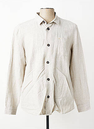 Chemise manches longues coupe cintrée gris FYNCH-HATTON homme
