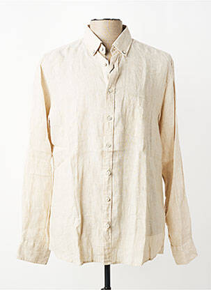 Chemise manches longues coupe cintrée beige FYNCH-HATTON homme