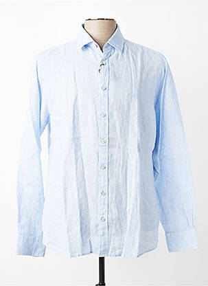 Chemise manches longues coupe cintrée bleu FYNCH-HATTON homme