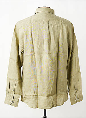 Chemise manches longues coupe cintrée vert FYNCH-HATTON homme