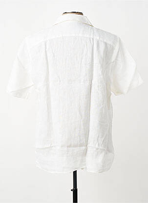 Chemise manches courtes col tailleur beige FYNCH-HATTON homme