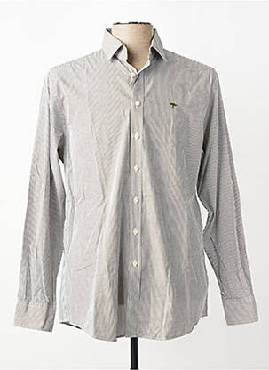 Chemise manches longues coupe cintrée vert FYNCH-HATTON homme