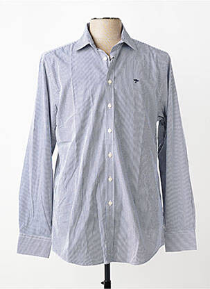 Chemise manches longues coupe cintrée bleu FYNCH-HATTON homme