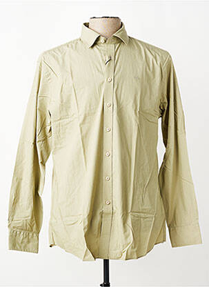 Chemise manches longues coupe cintrée vert FYNCH-HATTON homme