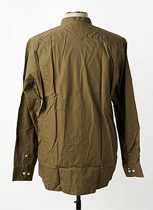 Chemise manches longues coupe cintrée vert FYNCH-HATTON homme