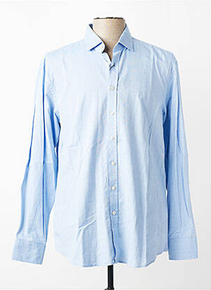 Chemise manches longues coupe cintrée bleu FYNCH-HATTON homme