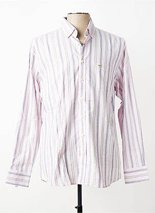 Chemise manches longues coupe cintrée rose FYNCH-HATTON homme