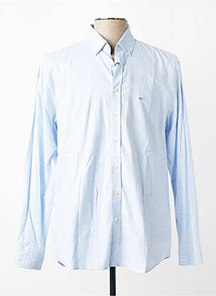 Chemise manches longues coupe cintrée bleu FYNCH-HATTON homme