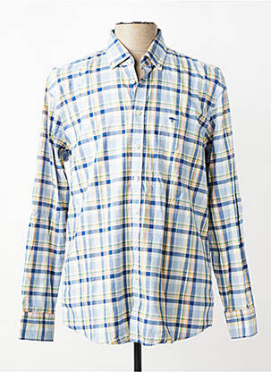 Chemise manches longues imprimé écossais jaune FYNCH-HATTON homme