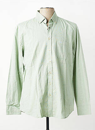 Chemise manches longues coupe cintrée vert FYNCH-HATTON homme