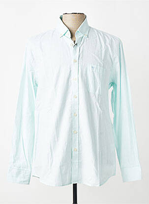 Chemise manches longues coupe droite vert FYNCH-HATTON homme