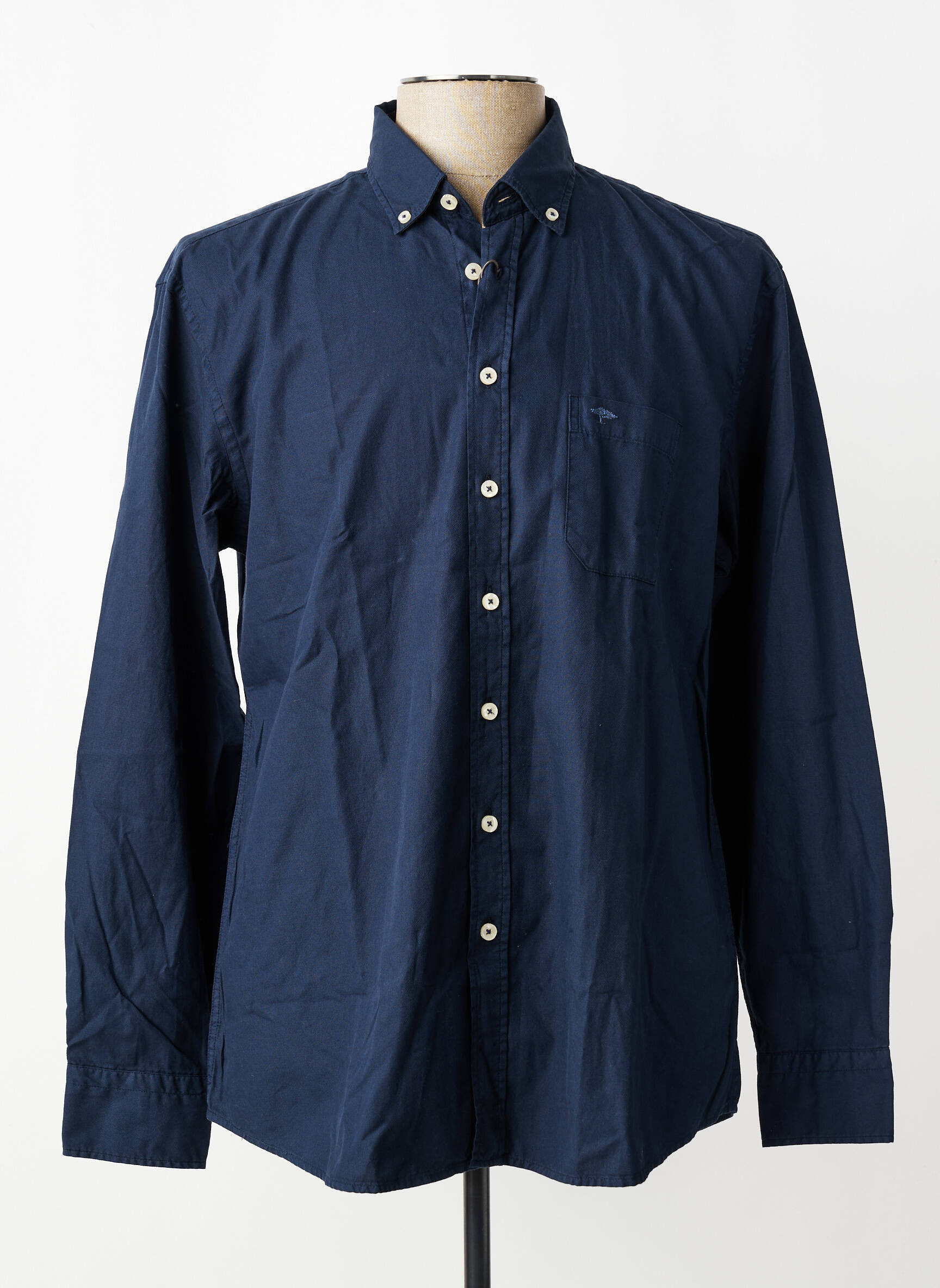 Chemise manches longues coupe cintrée bleu FYNCH-HATTON homme