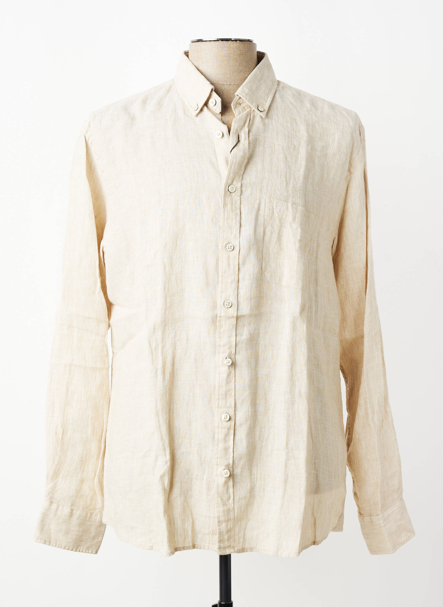Chemise manches longues coupe cintrée beige FYNCH-HATTON homme