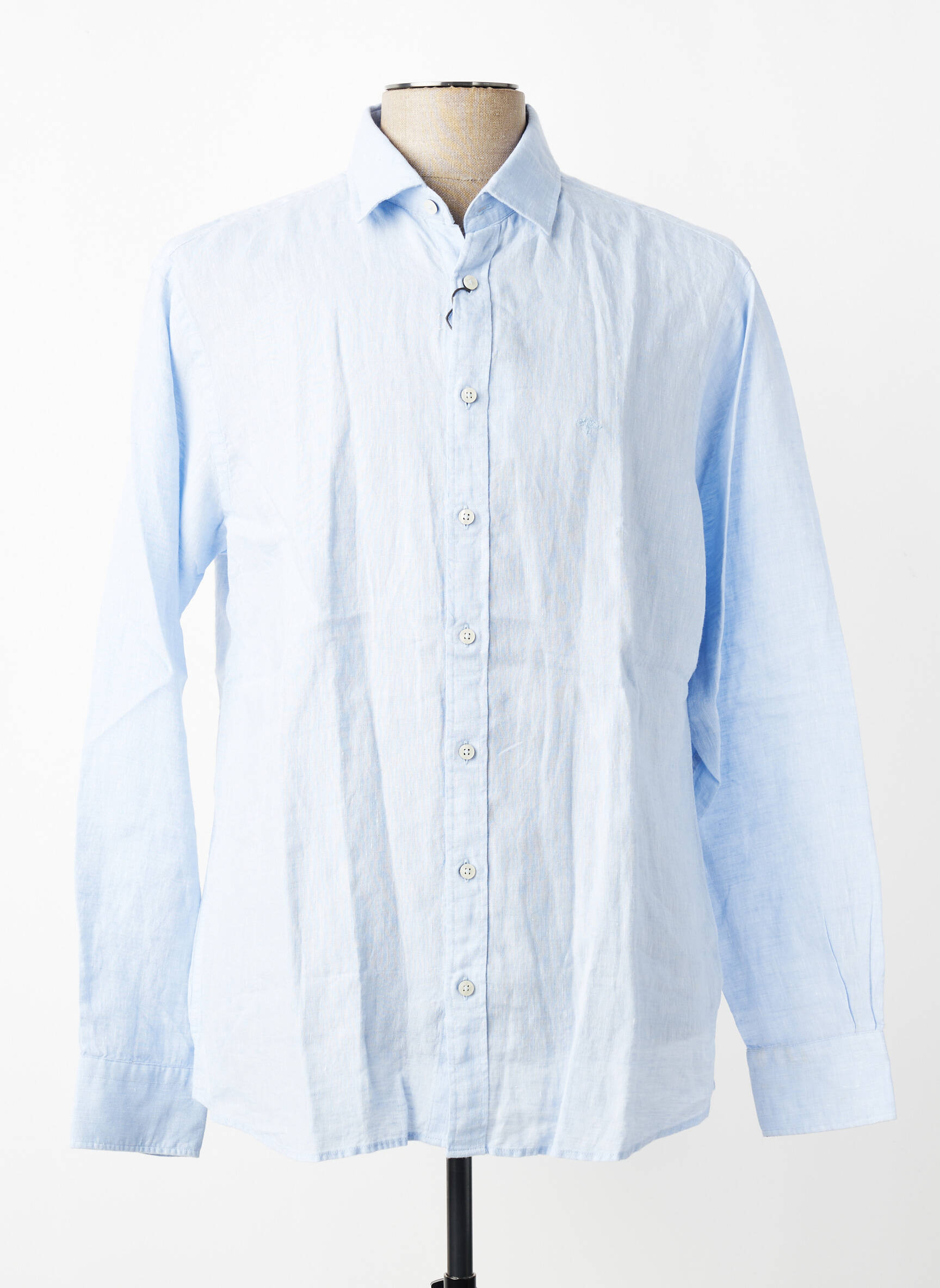 Chemise manches longues coupe cintrée bleu FYNCH-HATTON homme