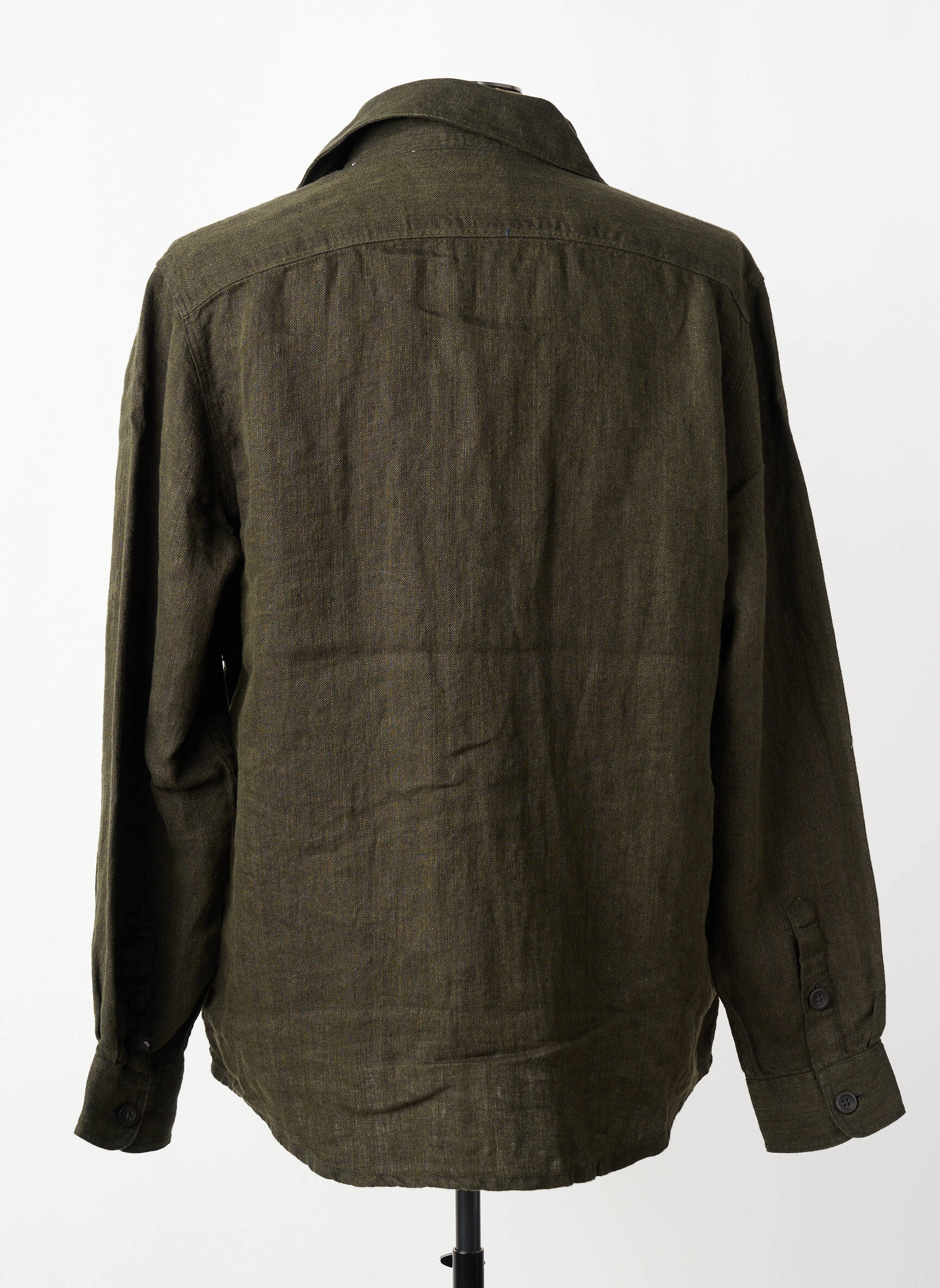 Veste casual fermeture boutonnée sur le devant vert FYNCH-HATTON homme