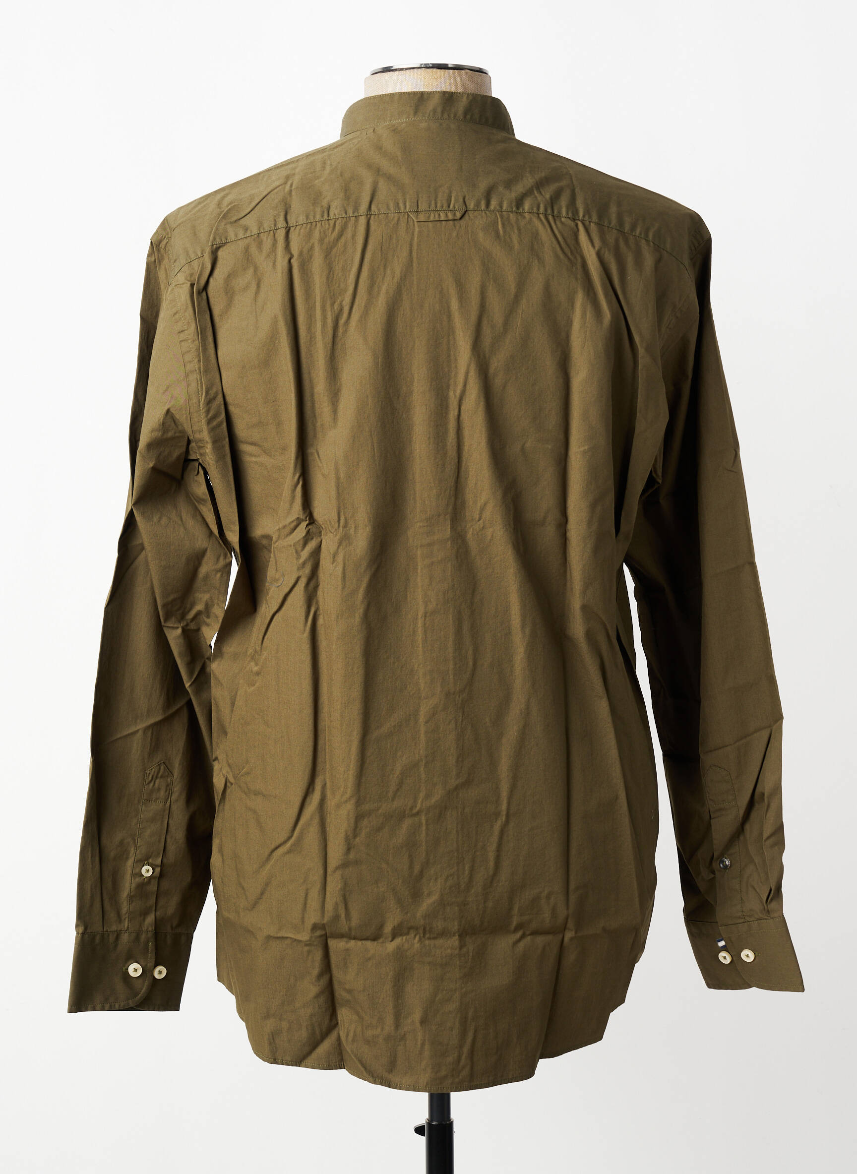 Chemise manches longues coupe cintrée vert FYNCH-HATTON homme