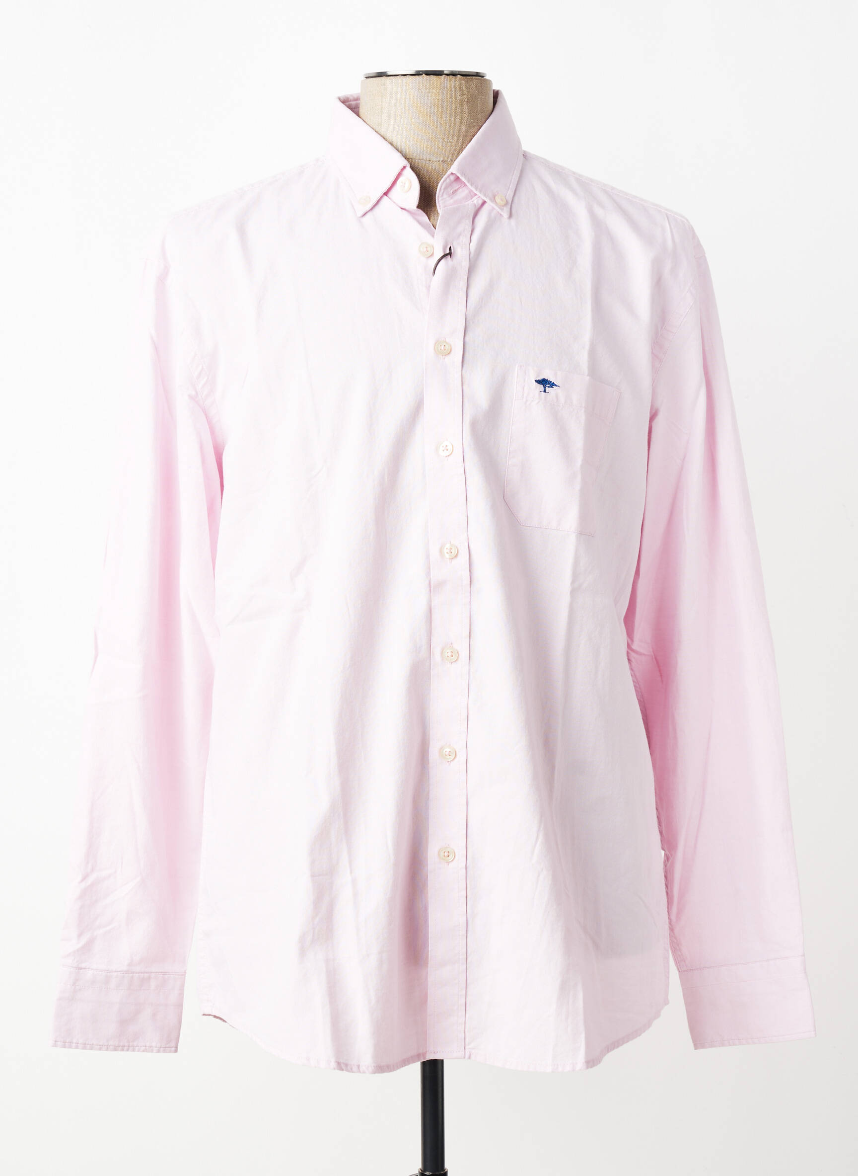 Chemise manches longues coupe cintrée rose FYNCH-HATTON homme